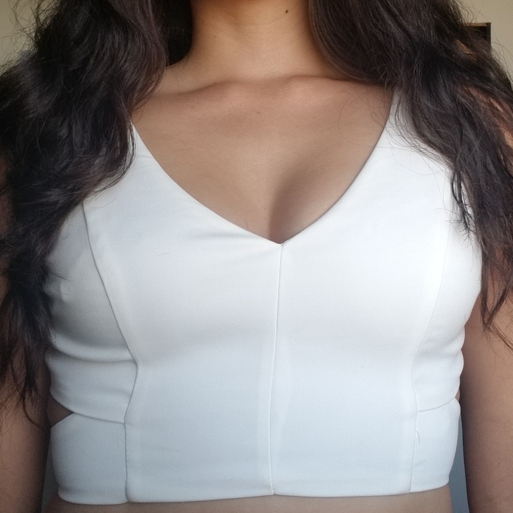 White Crop Top
